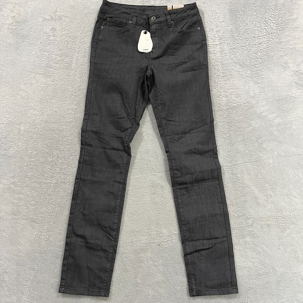 Prana Kayla High Rise Skinny Leg Jeans Womens 6R Blue Denim Organic Cotton Slim
